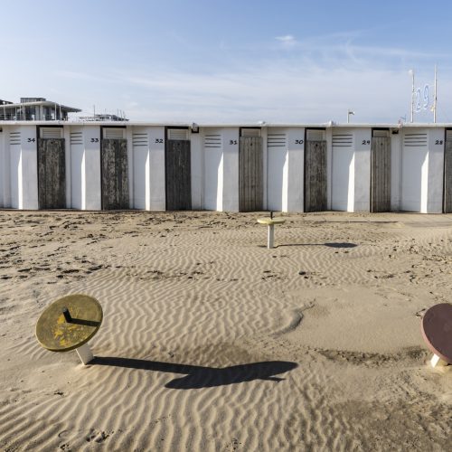 Stabilimento balneare sulla spiaggia di Rimini