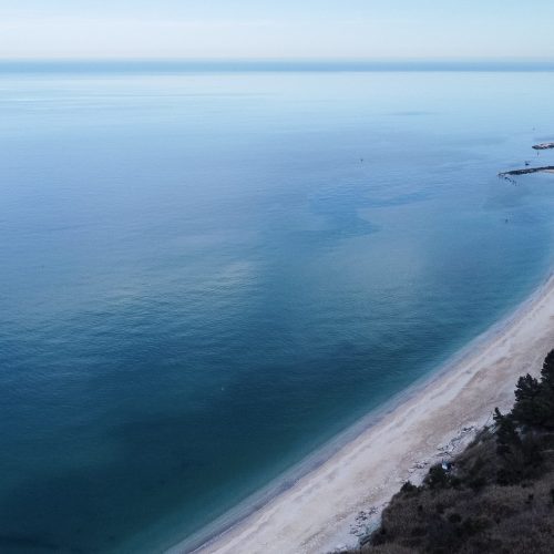 Vista dall'alto nell'area della Spiaggia di San Michele